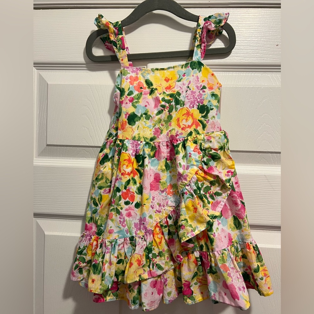 Janie and Jack Floral Ruffle Dress